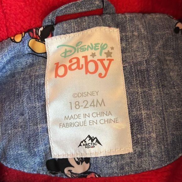 Disney Mickey Mouse puffer jacket - Picture 3 of 11